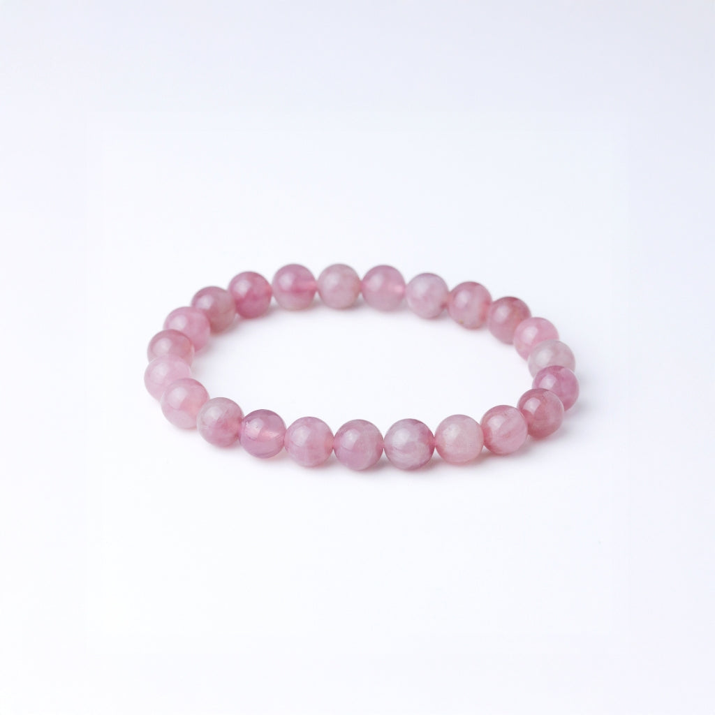 LUCYSUMMER กำไลหินแท้ Rose Quartz Madagascar ขนาด 6 mm. (Premium AAAAAAA) - โรสควอตซ์ (กำไลหินแท้ รับประกันหินแท้)