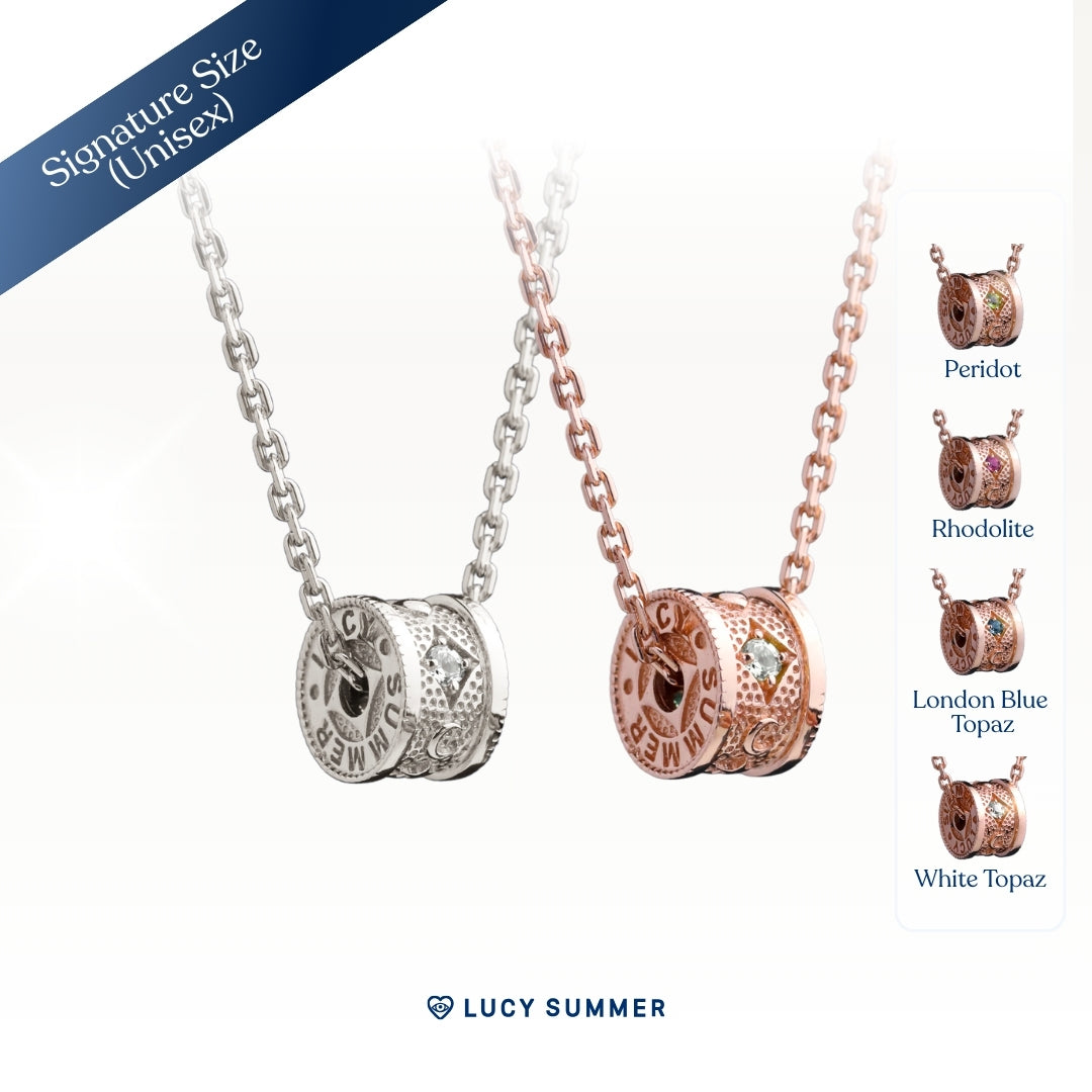 LUNA ONE Necklace - Signature Size (Unisex)