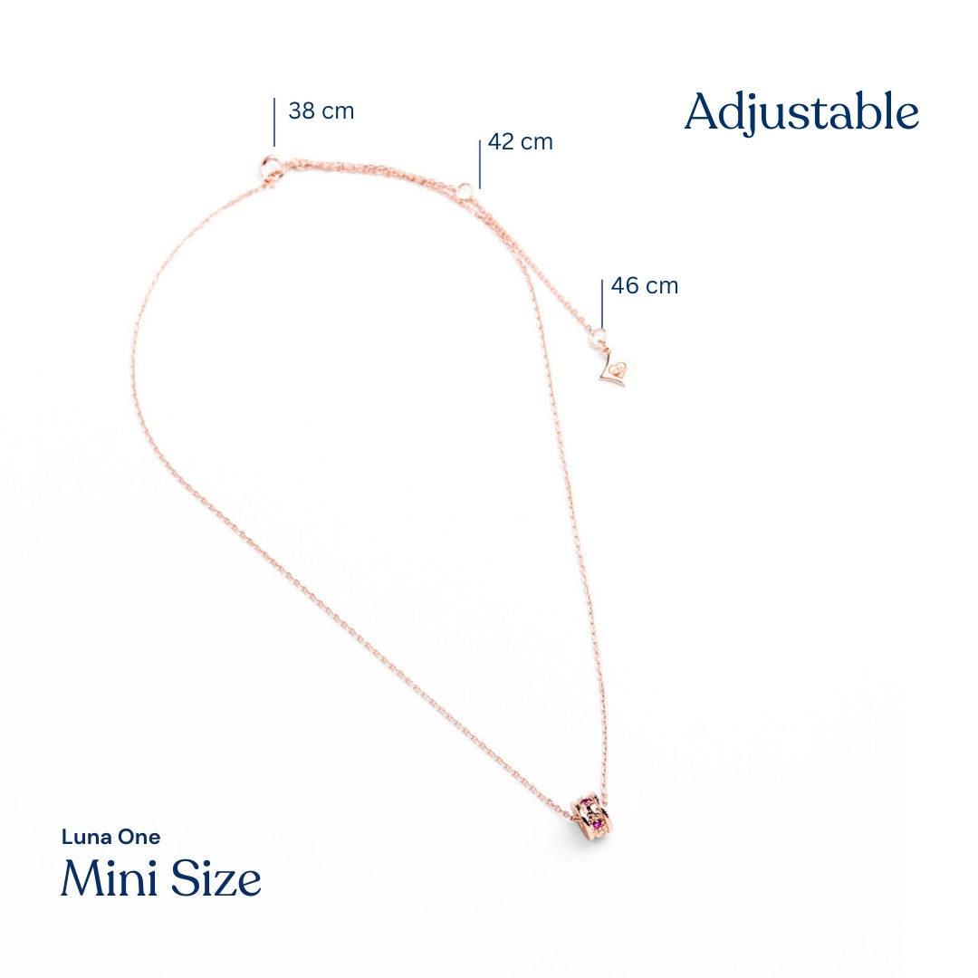 LUNA ONE Necklace - Mini Size