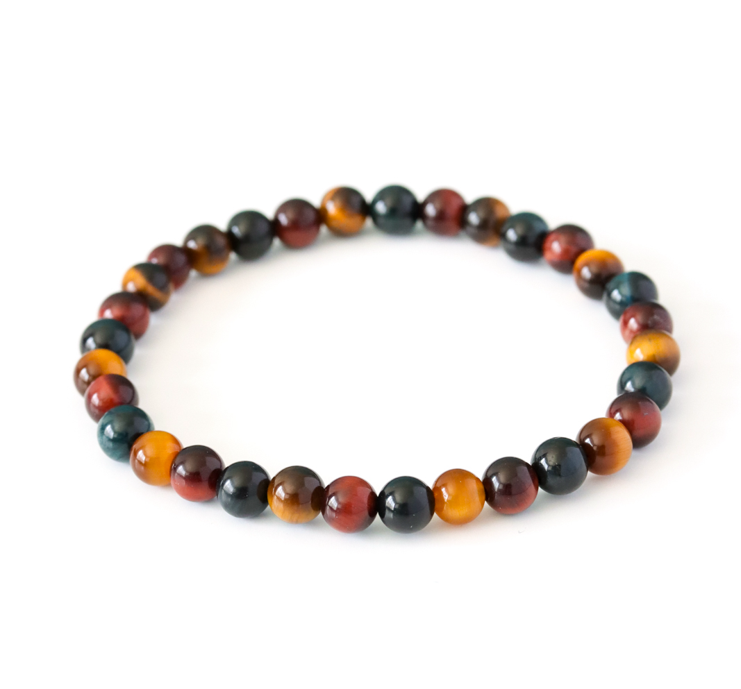 Multicolor Tiger Eye 6 mm 