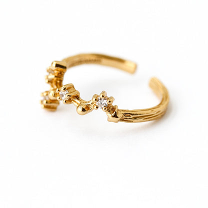 LUCY SUMMER [Gold 18k] Zodiac Rings - แหวนประจำราศี 12 ราศี ตัวเรือนเงินแท้ ฟรีไซส์