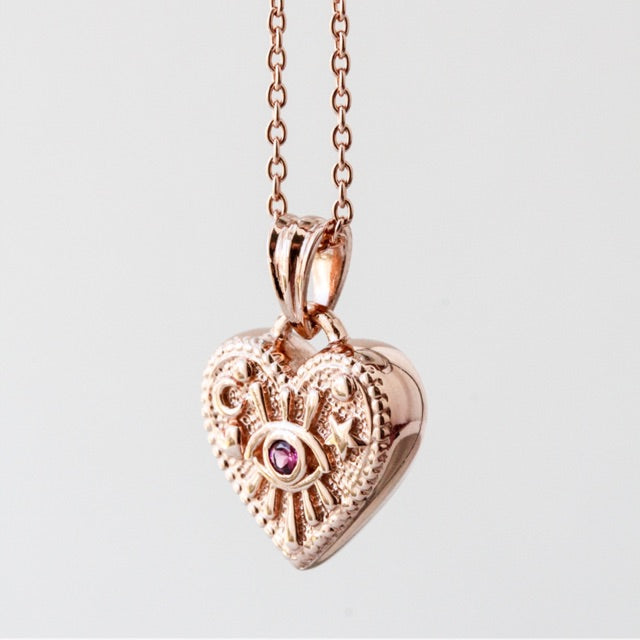 LUCYSUMMER สร้อยคอ พร้อมจี้หัวใจ สุดน่ารัก ขายดีมากๆ เงินแท้ (รุ่น LUNA LOVE Necklace - Silver 925)