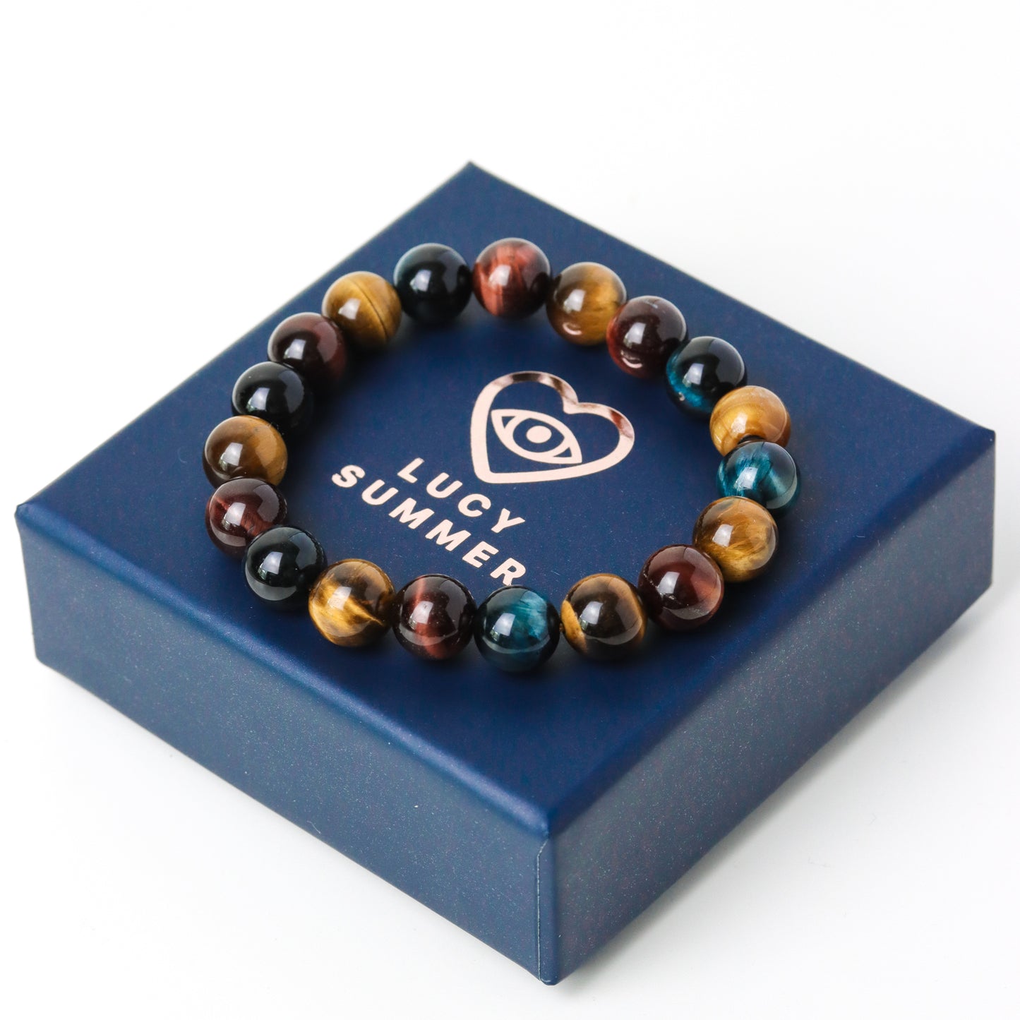 Multicolor tiger eye Beads Bracelet