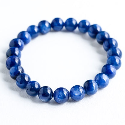 กำไลข้อมือหินแท้  Kyanite - ไคยาไนท์ เกรดพรีเมี่ยม (กำไลหินแท้ รับประกันหินแท้)