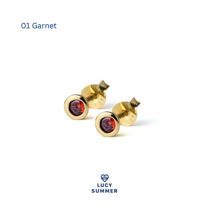Birthstone earrings