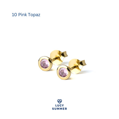 Birthstone earrings