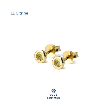 Birthstone earrings