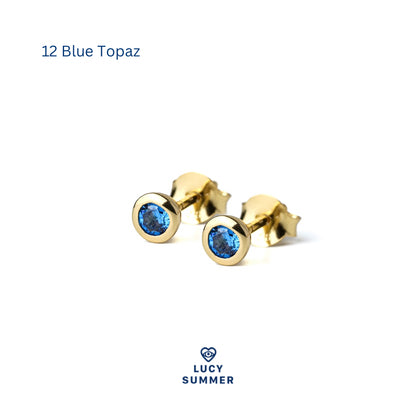 Birthstone earrings