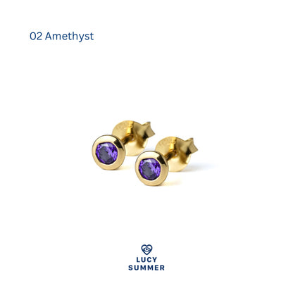Birthstone earrings
