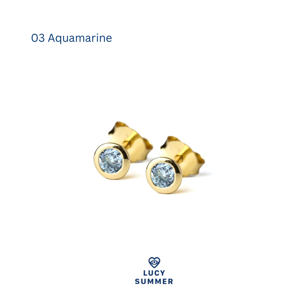 Birthstone earrings