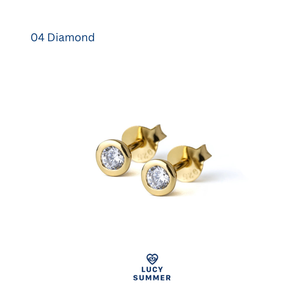 Birthstone earrings