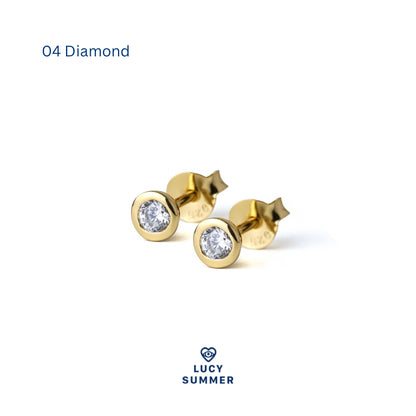 Birthstone earrings