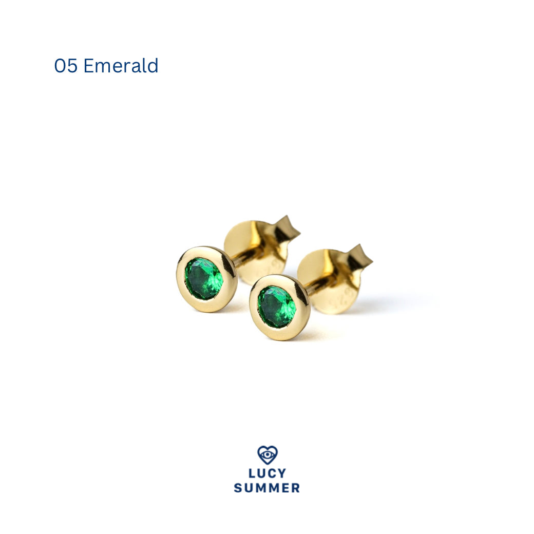 Birthstone earrings