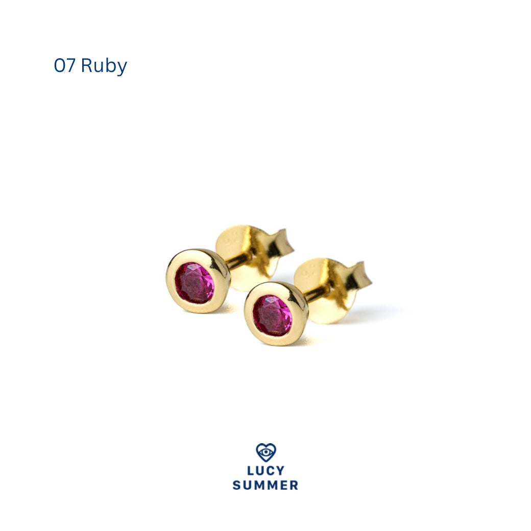 Birthstone earrings