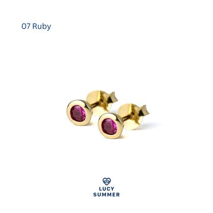 Birthstone earrings