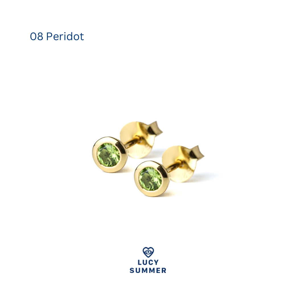 Birthstone earrings