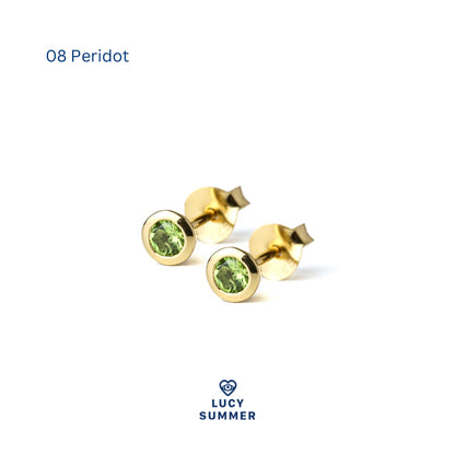 Birthstone earrings