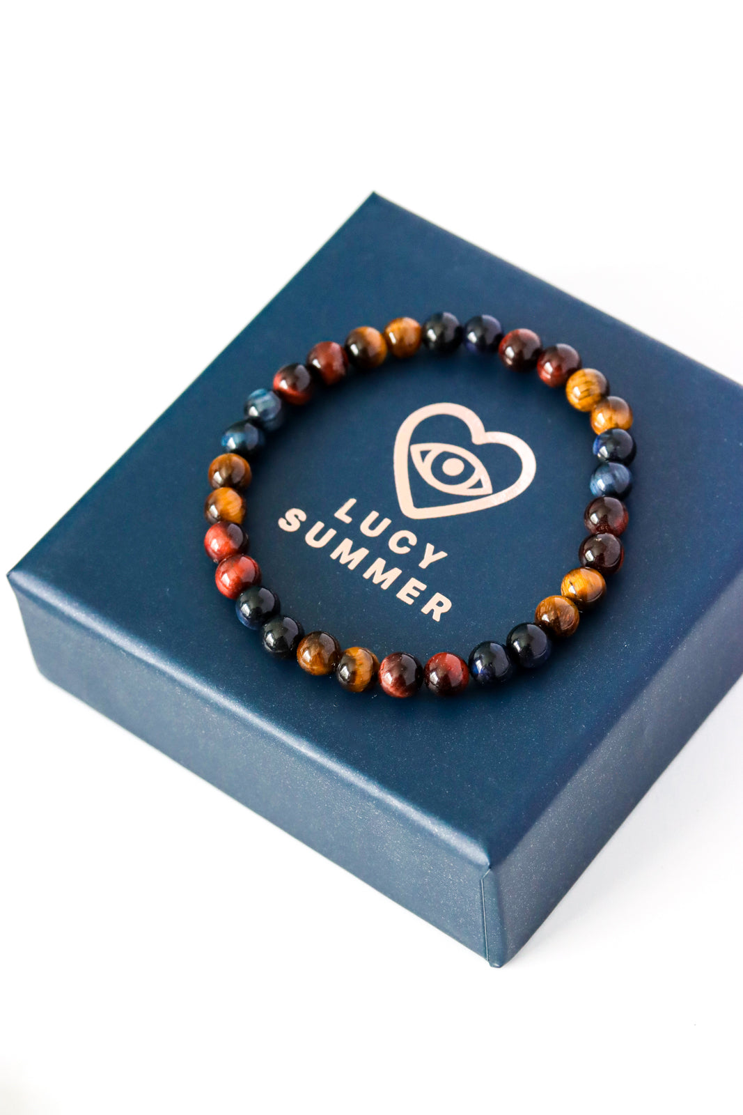 Multicolor tiger eye Beads Bracelet