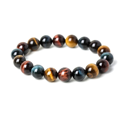 Multicolor tiger eye Beads Bracelet