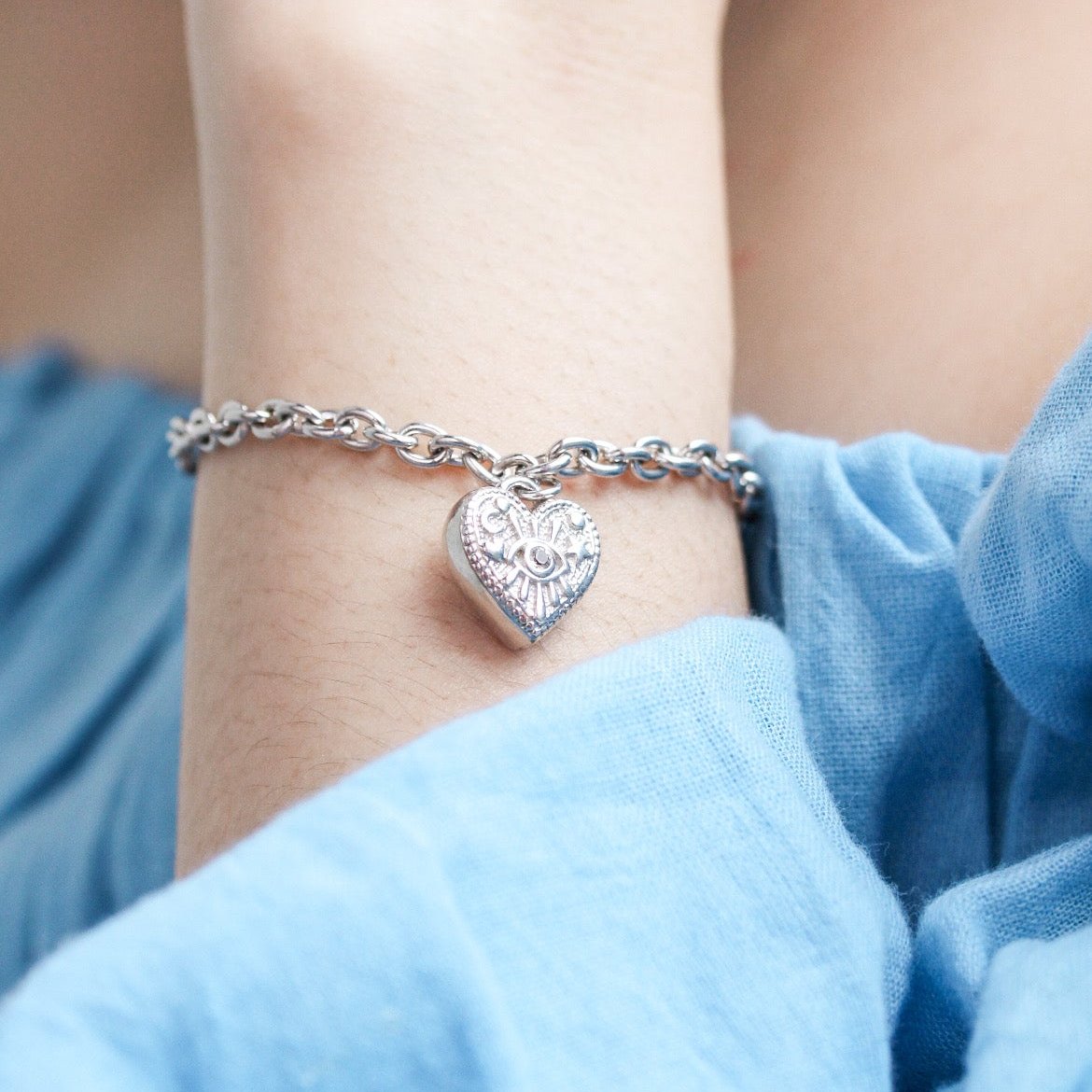 Luna Love Bracelet - Wearing by Lucy Summer 