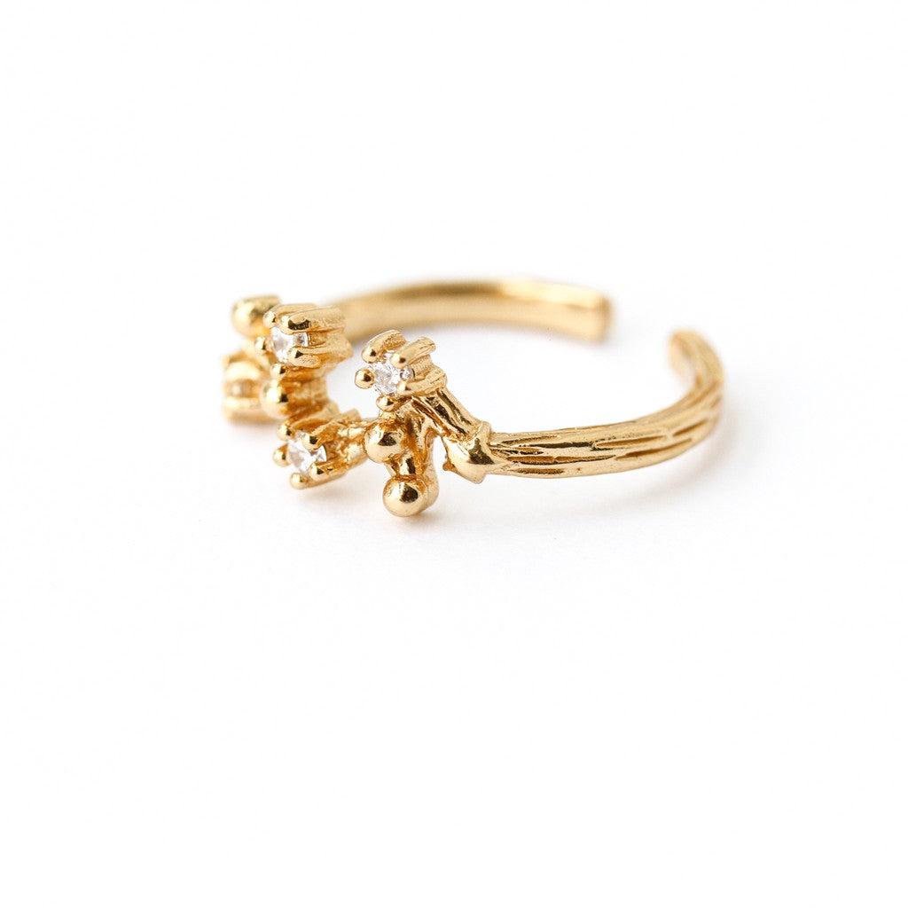 LUCY SUMMER [Gold 18k] Zodiac Rings - แหวนประจำราศี 12 ราศี ตัวเรือนเงินแท้ ฟรีไซส์