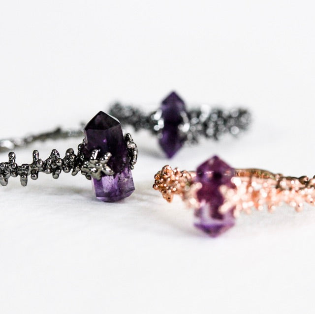 Holy Crystal - Amethyst ring