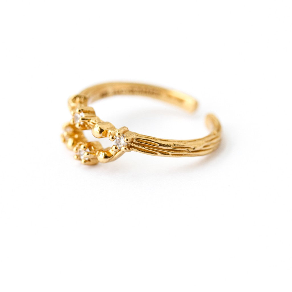 LUCY SUMMER [Gold 18k] Zodiac Rings - แหวนประจำราศี 12 ราศี ตัวเรือนเงินแท้ ฟรีไซส์