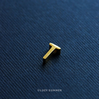 LUCY SUMMER [Round] Alphabet A-Z letter สร้อยคอลายกลมพร้อมจี้ตัวอักษร