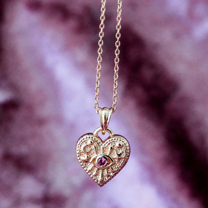 LUCYSUMMER สร้อยคอ พร้อมจี้หัวใจ สุดน่ารัก ขายดีมากๆ เงินแท้ (รุ่น LUNA LOVE Necklace - Silver 925)