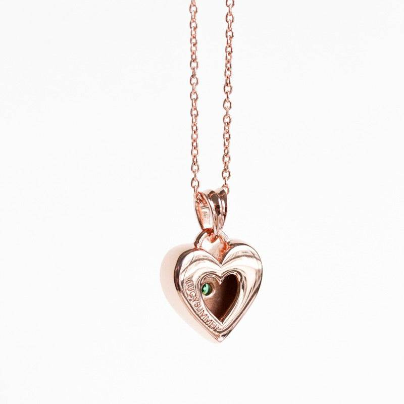LUCYSUMMER สร้อยคอ พร้อมจี้หัวใจ สุดน่ารัก ขายดีมากๆ เงินแท้ (รุ่น LUNA LOVE Necklace - Silver 925)