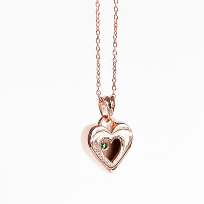 LUCYSUMMER สร้อยคอ พร้อมจี้หัวใจ สุดน่ารัก ขายดีมากๆ เงินแท้ (รุ่น LUNA LOVE Necklace - Silver 925)