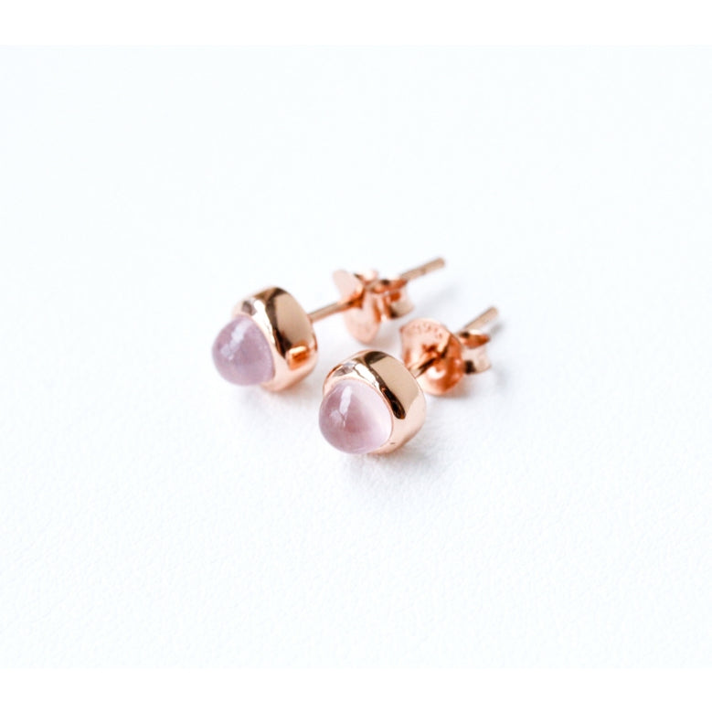 Tiny Earrings ต่างหูพลอยแท้ ขนาด 4 มม.