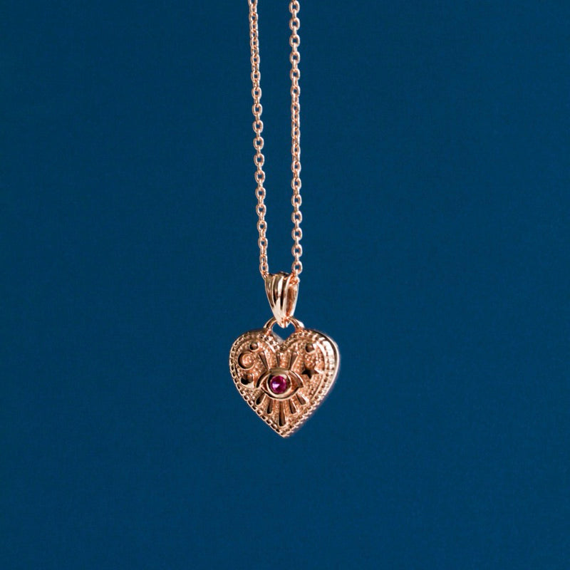LUCYSUMMER สร้อยคอ พร้อมจี้หัวใจ สุดน่ารัก ขายดีมากๆ เงินแท้ (รุ่น LUNA LOVE Necklace - Silver 925)