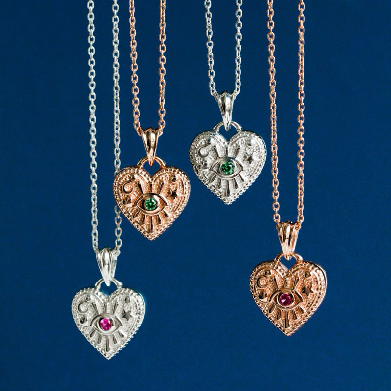LUCYSUMMER สร้อยคอ พร้อมจี้หัวใจ สุดน่ารัก ขายดีมากๆ เงินแท้ (รุ่น LUNA LOVE Necklace - Silver 925)