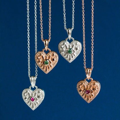 LUCYSUMMER สร้อยคอ พร้อมจี้หัวใจ สุดน่ารัก ขายดีมากๆ เงินแท้ (รุ่น LUNA LOVE Necklace - Silver 925)