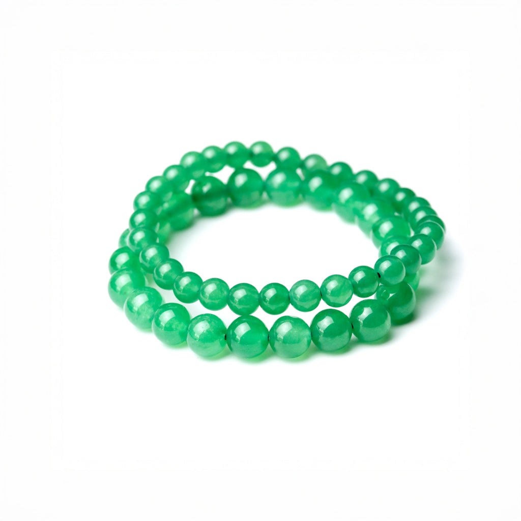 LUCY SUMMER กำไลข้อมือหิน Green Aventurine (กรีน อเวนเจอรีน) ขนาด 6/8/10 mm.