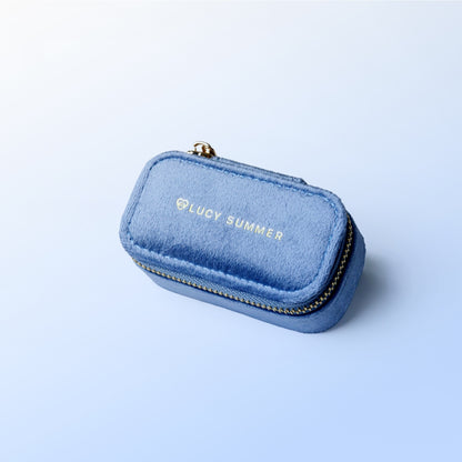 LUCY SUMMER กระเป๋าใส่เครื่องประดับแบบพกพา MINI JEWELRY BOX กำมะหยี่