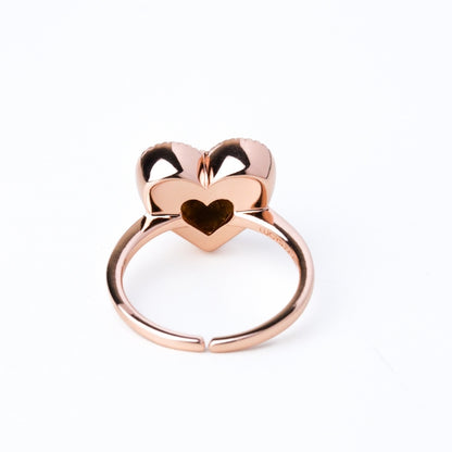 LUCY SUMMER LUNA LOVE Ring แหวนเงินแท้หัวใจ รุ่น Signature Freesize