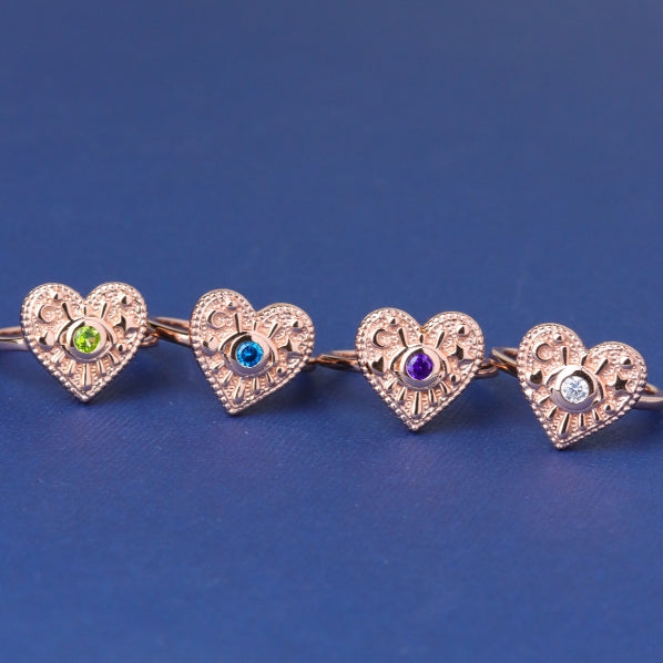 LUCY SUMMER LUNA LOVE Ring แหวนเงินแท้หัวใจ รุ่น Signature Freesize