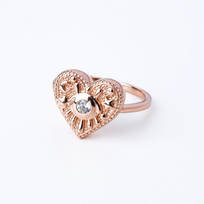 LUCY SUMMER LUNA LOVE Ring แหวนเงินแท้หัวใจ รุ่น Signature Freesize