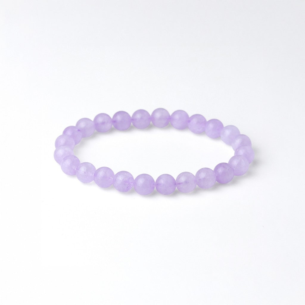 LUCYSUMMER กำไลข้อมือหินแท้ Lavender Amethyst ขนาด 6/8 มม. กำไลหินแท้