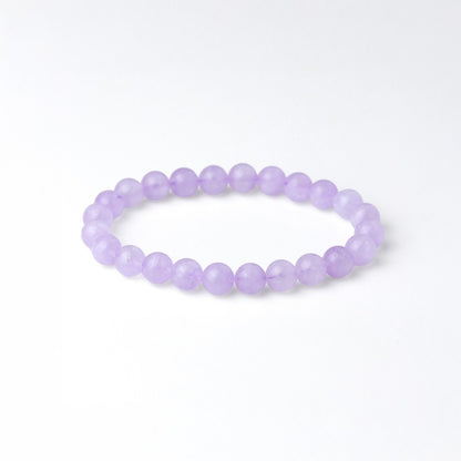 LUCYSUMMER กำไลข้อมือหินแท้ Lavender Amethyst ขนาด 6/8 มม. กำไลหินแท้