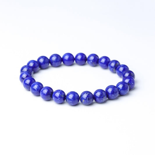 LUCYSUMMER กำไลข้อมือหินแท้ Lapislazuli - ลาพิส ลาซูรี่ เกรดพรีเมี่ยม (กำไลหินแท้ รับประกันหินแท้)