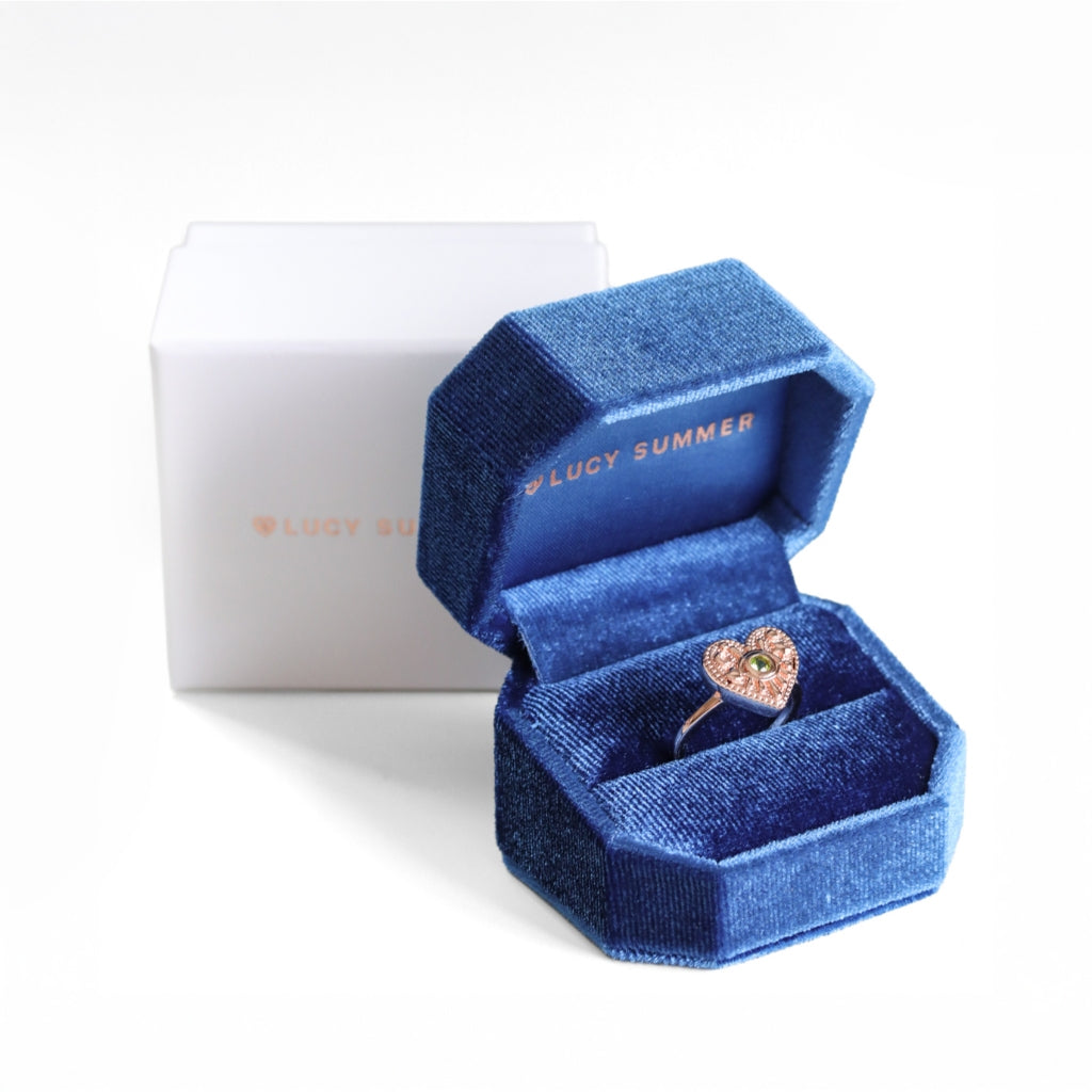 LUCYSUMMER LUNA LOVE Ring แหวนเงินแท้หัวใจ รุ่น Signature Freesize