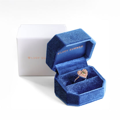 LUCYSUMMER LUNA LOVE Ring แหวนเงินแท้หัวใจ รุ่น Signature Freesize