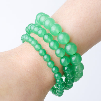 LUCY SUMMER กำไลข้อมือหิน Green Aventurine (กรีน อเวนเจอรีน) ขนาด 6/8/10 mm.