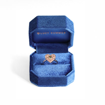 LUCYSUMMER LUNA LOVE Ring แหวนเงินแท้หัวใจ รุ่น Signature Freesize