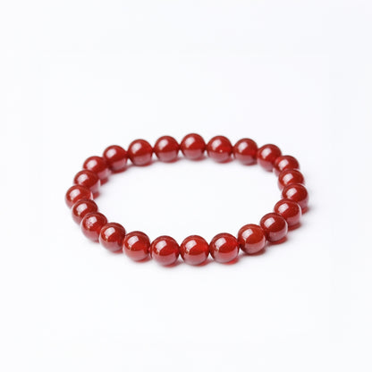 LUCYSUMMER กำไลข้อมือหิน Carnelian (คาร์เนเลียน) ขนาด 6/8/10 mm.