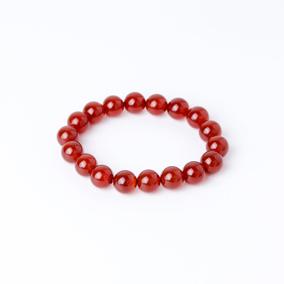 LUCYSUMMER กำไลข้อมือหิน Carnelian (คาร์เนเลียน) ขนาด 6/8/10 mm.
