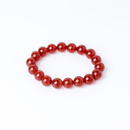 LUCYSUMMER กำไลข้อมือหิน Carnelian (คาร์เนเลียน) ขนาด 6/8/10 mm.
